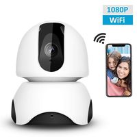 Security Camera 1080P WiFi Dog Pet Camera, Wireless IP Camera Indoor Pan/Tilt/Zoom Home Camera Baby Monitor IP Camera with Motion Detection Two-Way Audio, Night Vision - Cloud Storage