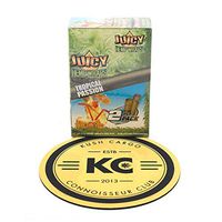 Bundle - 2 Items Juicy Hemp Wraps Tropical Passion with KC Counter Mat (Half Box - 12 Packs)