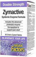 Dr. Murray'S Zymactive Double Strength, 90 caps, Systemic Enzyme Formula with proletic Enzyme serrapeptase to Support Pain Relief