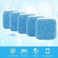 Hemgk 7pcs Washing Machine Tank Cleaning Films, Front Loading Washers Descaling Tablets Effervescent Tabs, Cleaning Agents All Purpose, Durable, for Car, Coffee Machine, Steam Oven, Toilet