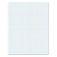 Ampad 8 1/2 x 11 Inches White Quad Pad, 4 Square Inch, 50 Sheets, 1 Each (22-030C)