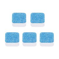 Loprt Washer Decontamination Cleaning Detergent Effervescent Tablet Washing Machine Cleaner Descaler Deep Remover Deodorant, Solid Washing Machine Cleaning Expert (5 pcs)