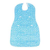 Waterproof Bib with Optional Crumb Catcher,Large Size Reusable and Washable Clothing Protector Bib for Adult Senior Elderly(3#)