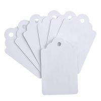 Brothersbox White Unstrung Merchandise Tags, Marking Tags, Price Tags, White Writable Tags for Products, Clothes Tags, Tag Gun Tags, 1.75 x 1.093 inches, Pack of 1000