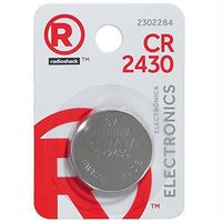 CR2430 3V/280mAh Lithium Coin Cell Battery