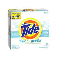 Tide Ultra Free & Gentle Powder Laundry Detergent, 80 Loads, 113 Oz