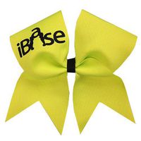 Chosen Bows New iBase Cheer Bow, Neon Yellow