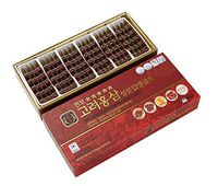 Korean Red Ginseng Capsule Gold by JINBO | 820mg X 120Tablets (3.5oz) Include Phellinus linteus, Ganoderma lucidum, Red Ginseng Powder