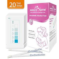Easy@Home Breastmilk Alcohol Test Strips, at Home Alcohol Test for Breastfeeding and Lactation Milk Testing, Give Nursing Mothers Clarity, Easy, Quick and Precise Detection, EBA-20T, 20-Pack
