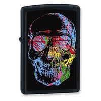 Zippo Skull Black Matte Lighter