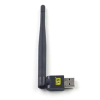 Detectorcatty FREESAT USB WiFi with Antenna Work for Freesat V7 V8 Series Digital Satellite Receivers for TV Set Top Box Stable Signal