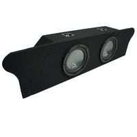 Compatible with 2010-2015 Chevy Camaro Coupe Trunk Harmony R104 Dual 10" Sub Box Enclosure New