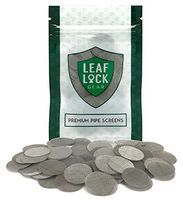 Leaf Lock Gear Premium Stainless Steel Tobacco Pipe Screen Filters - 13/16" (0.812) (250)