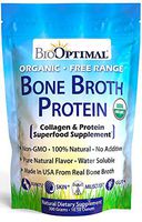 Bone Broth Protein Powder, Organic Bone Broth Collagen, High Quality, Chicken Bone Broth - Natural Flavor, USDA Organic, Keto & Paleo, Non-GMO, Gluten & Dairy Free