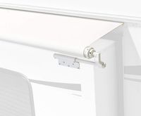 Solera V000163298 White 12'6" (12'1" Fabric) Slide Topper Awning