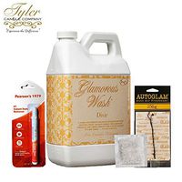 Tyler Diva Scent Laundry Detergent Tyler Glamorous Wash Long Lasting Scented 64 OZ/Half Gallon Bundled with Bonus Glamorous Air Freshener, Dryer Sachet Single Pouch and Pearsons Stain Remove Pen