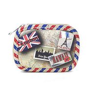 Miamica Women's Vintage Pill Case Travel, Multi-Colored