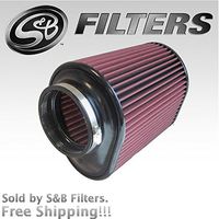 S&B Filters KF-1050 High Performance Replacement Filter (Cleanable, 8-ply Cotton) by S&B Filters