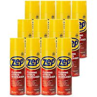 Zep Heavy-Duty Foaming Degreaser ZUHFD18 (Case of 12) - Clings to Surfaces to Remove Grease and Grime