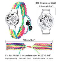 Supcare Essential Oil Bracelet for Women Aromatherapy Necklace,Tree of Life Necklace for Women Aromatherapy Jewelry for Women Oil Diffuser Necklace Gifts for Mum Girlfriend Women(with Gift Box)