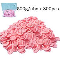 ESD Anti-Static Latex Finger Cots Disposable Finger Protector Rubber Protective Fingertip Gloves for Wound,Electronic Repair, Painting, Jewelry Cleaning, Crafting,Beauty (Pink500g, Medium)