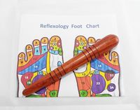 3 X Reflexology Thai Foot Massage Wooden Stick Tool Product of Thailand