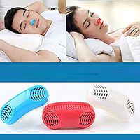 Anti Snoring Chin Strap with Nose Vents Plugs, Anti Snoring Snore Stopper Nasal Dilators Reduction Device, Stop Snoring Aids Devices Solution, Snore Stopper Snoring Solution Devices