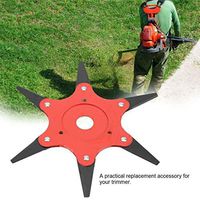 iuchoice ❤️❤️ Lawn Mower Grass Eater Trimmer Head-Brush Cutter Tool6 Steel Razors 65Mn description: