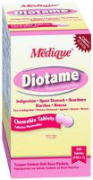 DIOTAME Antacids Relief Chewable Tablets 100/Box (6 Boxes) by Medique - MS71190