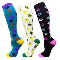 Compression Socks for Women & Men(1/3/7/8 PACK) - Best for Running,Medical,Nurse,Travel,Cycling-20-30mmHg