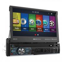 Soundstream VRN-74HB 1-DIN GPS/DVD/CD/MP3/AM/FM Receiver with 7" LCD/Bluetooth/MobileLink X2