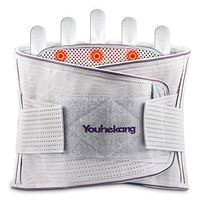 Youhekang Back Brace Support Belt- Relief for Back Pain,Herniated Disc,Sciatica-with Self Heating and Massage Removable pad- Lumbar Support Belt for Men and Women (X-Large)