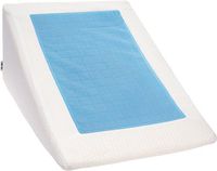 Mindful Design Cooling Memory Foam Wedge Bed Pillow - Orthopedic Firm Wedge Position Pillow with Removable Cover, Ideal for Relieving Heartburn, Snoring, Back and Neck Pain