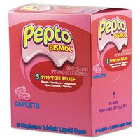 Pepto-Bismol BXPB25 Tablets, 25 Two-Packs/Box PFYBXPB25
