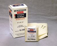 MCK16503001 - Mckesson Brand Triangular Bandage Medi-Pak Muslin 40 X 40 X 56 Inch