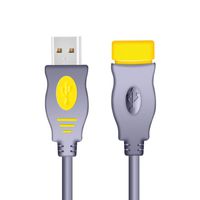 Hosyl USB 2.0 Extension Cable, USB A Male to Female Extension Lead for Gamepad, Flash Drive, Mouse, Keyboard, Printer, Scanner, Card Reader,Webcam, USB Headset, Security Camera,Gray (10FT/3M)