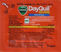 DayQuil"Severe" Cold and FLU MAX Strength New