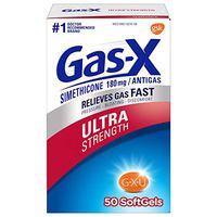 Gas-X Fast Gas Relief, Ultra Strength Softgels for Fast Gas and Bloating Relief, 50-Count Boxes