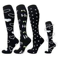 Compression Socks For Men & Women - 3/6 Pairs - Best for Running,Medical,Sports,Flight Travel, Pregnancy - 20-30mmHg (Multicoloured 5, S/M)