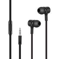 eVogue Premium Noise Cancelling Headphones with Precise Bass - HiFi Stereo Sound Output Wired Earbuds with Microphone - Lightweight Volume Control Compatible in Ear Earphones with 3.5 mm Jack