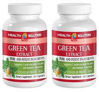 Green Tea Capsules Organic - Green Tea Extract - Improve Learning (2 Bottles)