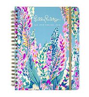 Lilly Pulitzer Jumbo 17 Month Hardcover Agenda, Personal Planner, 2018-2019 (Catch The Wave)