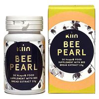 Kiin Bee Pearl - 100% Organic and Natural Food Supplement with Raw Bee Bread Extract - Metabolism Booster & Immune Support - High in Vitamins, Minerals, Essential Amino Acids & Antioxidants - 30 Caps