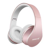 Bluetooth Headphones Over Ear,barsone Stereo Headphones with Microphone Wired and Wireless Headphones Foldable Headset Support FM/TF Card Slot for Cell Phones/PC