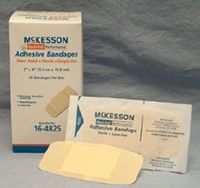 MCK Brand 48252000 Adhesive Strip Medi-pak Performance Sheer 2 X 4 Inch Square Tan 16-4825 Box Of 50