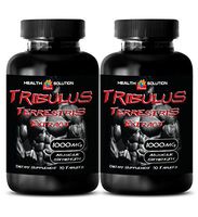 Tribulus terrestris Pure - TRIBULUS TERRESTRIS Extract 1000MG - Increase libido (2 Bottles 180 Tablets)