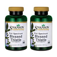 Swanson Full Spectrum Blessed Thistle 400 Milligrams 90 Capsules (2 Pack)
