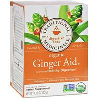 Traditional Medicinals Organic Ginger Aid Herbal Tea - Caffeine Free -16 Bags - HSG-669432