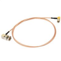 Superbat HD-SDI hard disk video ecorder cable DIN 1.0/2.3 Right Angle to BNC 75ohm for Blackmagic BMCC BMPC HyperDeck Kameras 3ft(90cm)