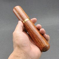 MAYBAO Rosewood Wood Cigar Tube Case Holder Wooden Cigar Tube Case for 1 Cigar Portable Cigar Tube Travel Cigar Tube